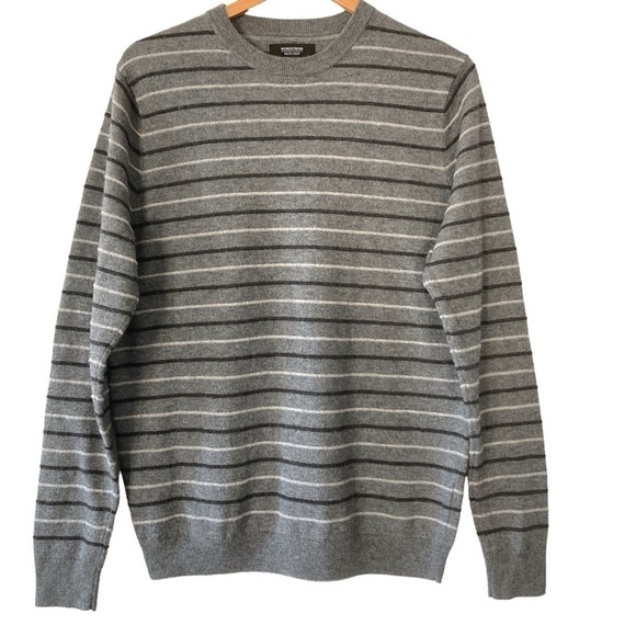 Nordstrom Other - Nordstrom Mens sweater large gray stripes